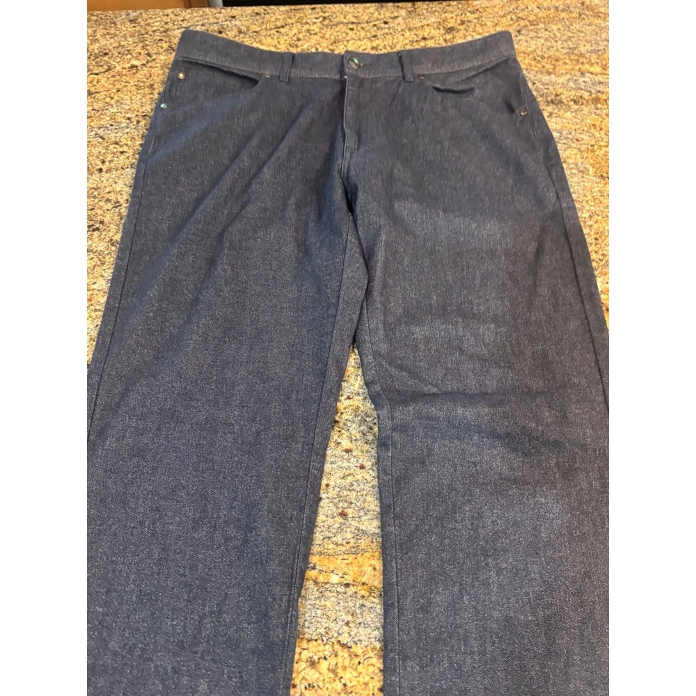 Johnnie-O Mens Charcoal Grey Stretch Denim Pants JMPA1480 33x33.5